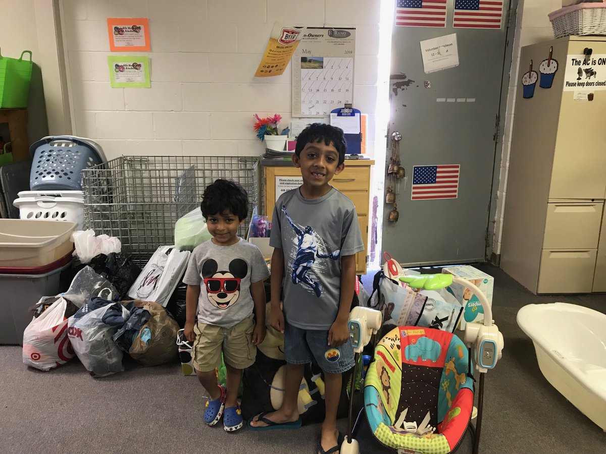 #TBT to last year when Maanas (on the right) shared his birthday with us by bringing in donations that he had asked for in lieu of gifts! How awesome is that?!?😀 We wanted to say thanks again and wish him a happy birthday from all of us at HTC! #Happybirthday  #givelocal