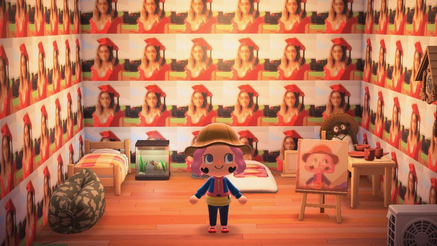 wesleyan_u's tweet photo. Check out these custom #AnimalCrossing patterns created by Lucine Poturyan '20 (@LoveandLucyx). Isabelle would be very proud (as we already are)! Miss you already, #Wes2020 ❤️
#WesGrad #TogetherWes https://t.co/82ivCS3Fmv
