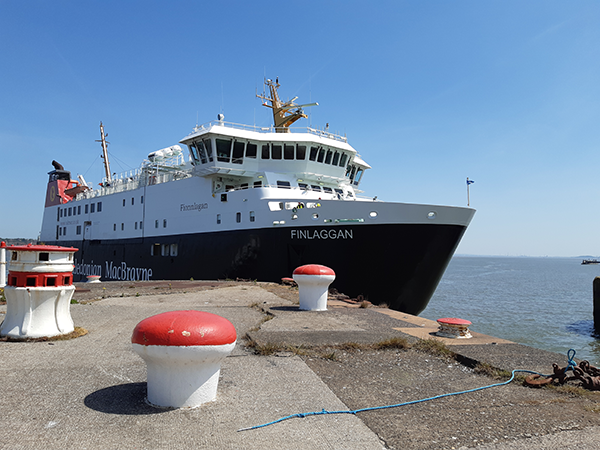 IN PICTURES: Finlaggan arrives at Cammell Laird to undertake schedule work. Cammell Laird had the pleasure to dry dock Finlaggan recently, she is now returning for the fitting of a new rudder stud.