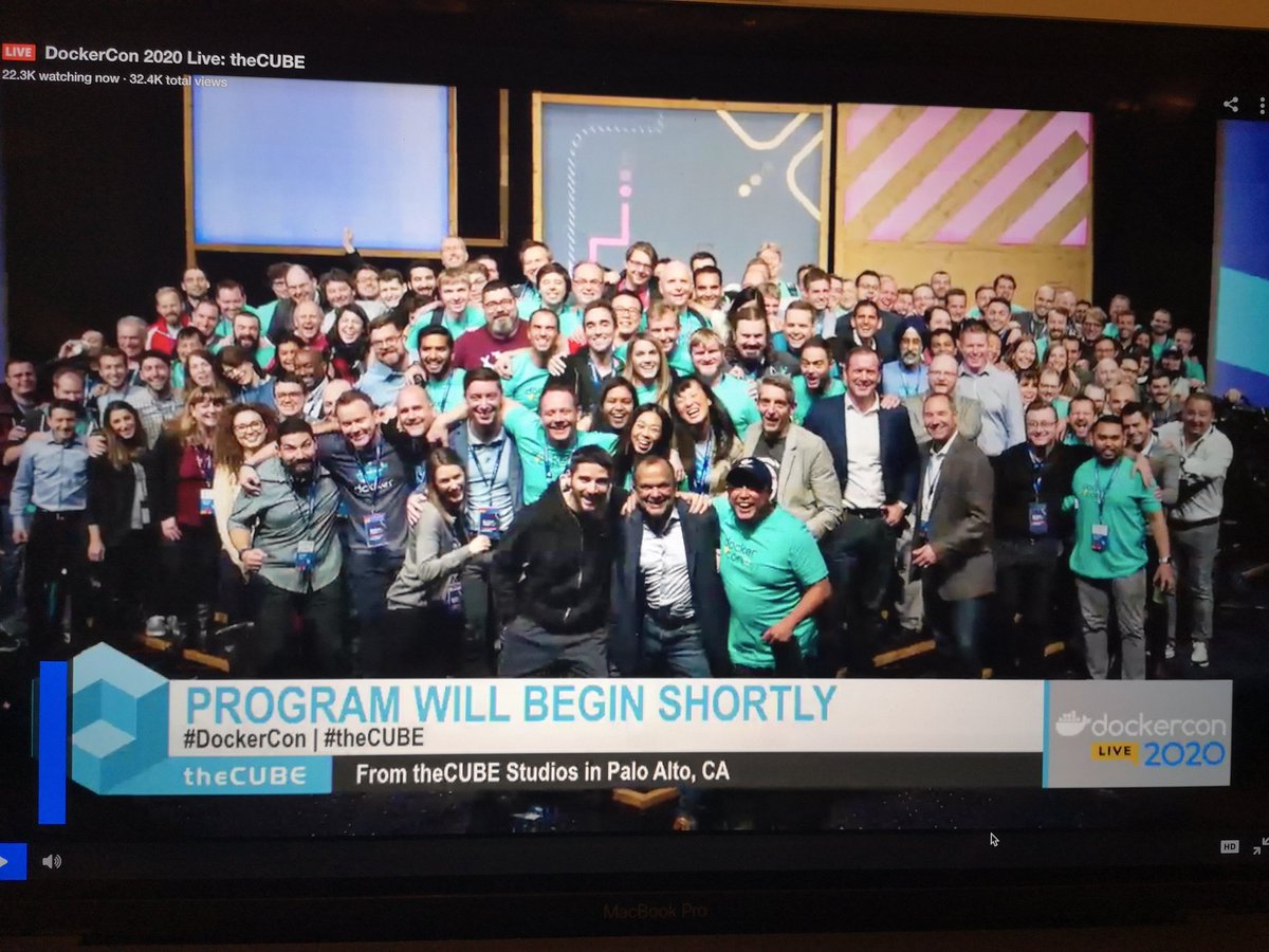 <a href="/DockerCon/">DockerCon</a> 2020 LIVE!! Keynote has started ... Almost 70,000 registered ... 🥰