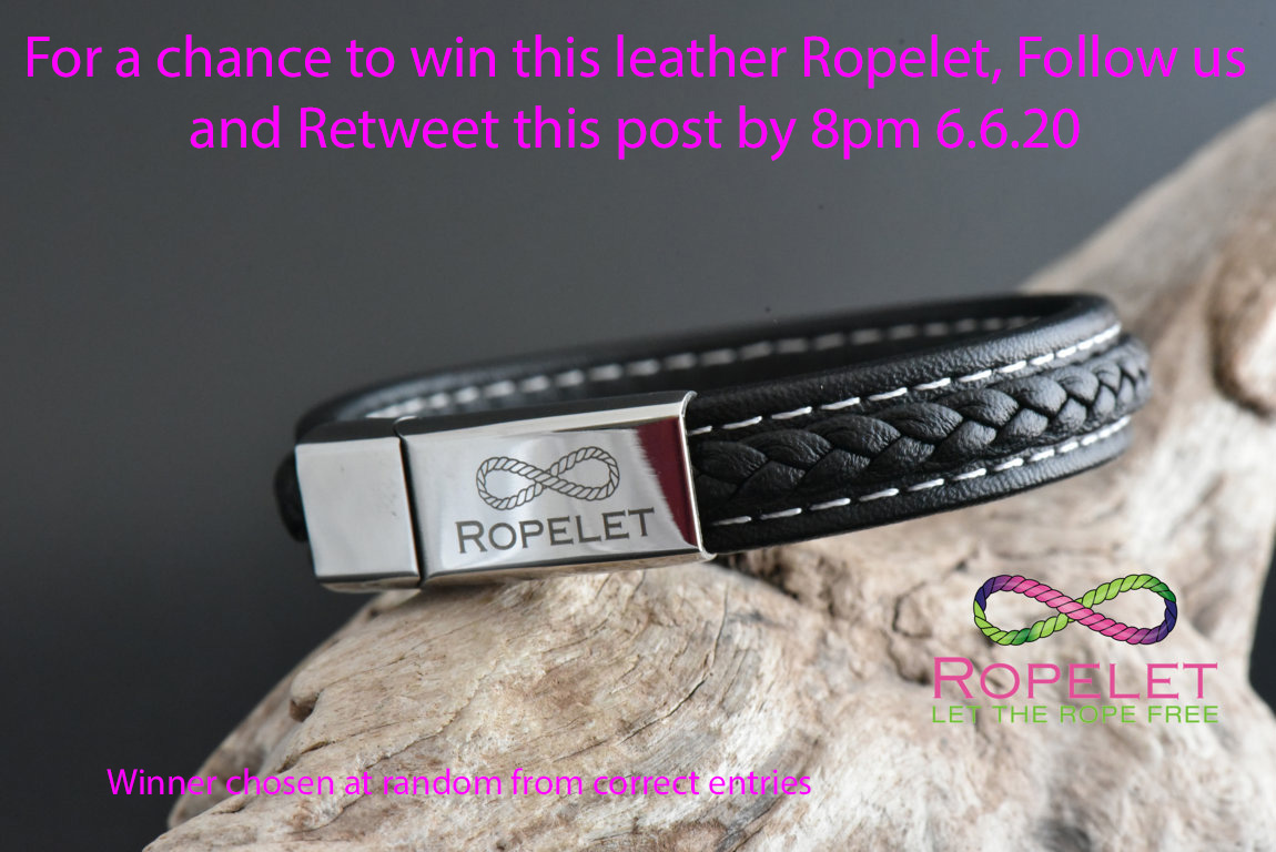 Ropelet's tweet photo. Heres our latest #Competition , follow us and Retweet this post by 8pm 6.6.20 for a chance to #win this stunning leather Ropelet from https://t.co/xERWQVHF6K . Check out our amazing UK made bracelets, perfect for fathers day #bracelet #style https://t.co/Ofyq83B4Hz