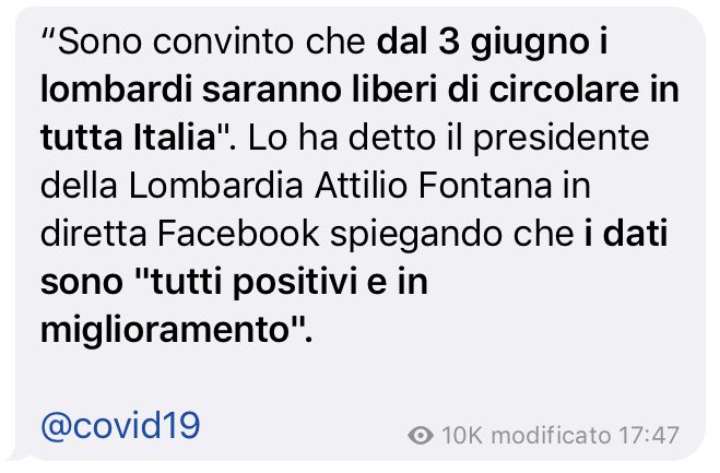 Si dice “OTTIMISTI” Atti’ che qui è un attimo confondersi.