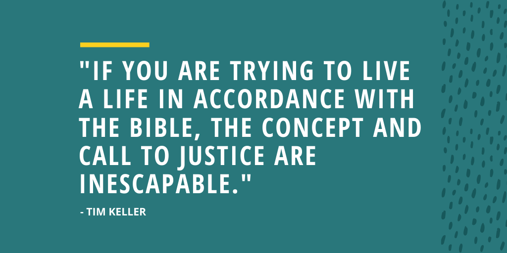 tearfundusa's tweet photo. "If you are trying to live a life in accordance with the Bible, the concept and call to #justice are inescapable." - @timkellernyc https://t.co/HdagJMjuIQ