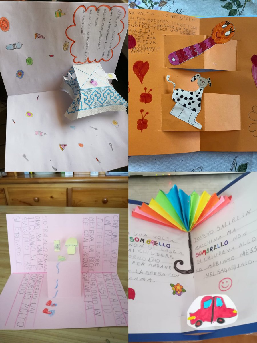 icbobbio's tweet photo. Anche in casa vostra potrebbero esserci uno smestolo, uno stavolo, uno sombrello o uno scomodino...pop-up di "Storie con l'esse davanti" #Piccolescuole @IndireSocial #Rodari #Spaesi
#primariatravo #classeprima https://t.co/lmwgQLOk0O
