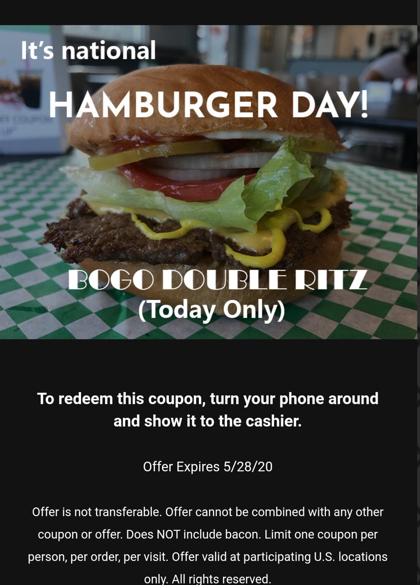 We have the the deal you need to enjoy #NationalHamburgerDay
