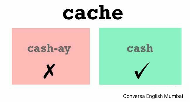 Cache pronunciation
