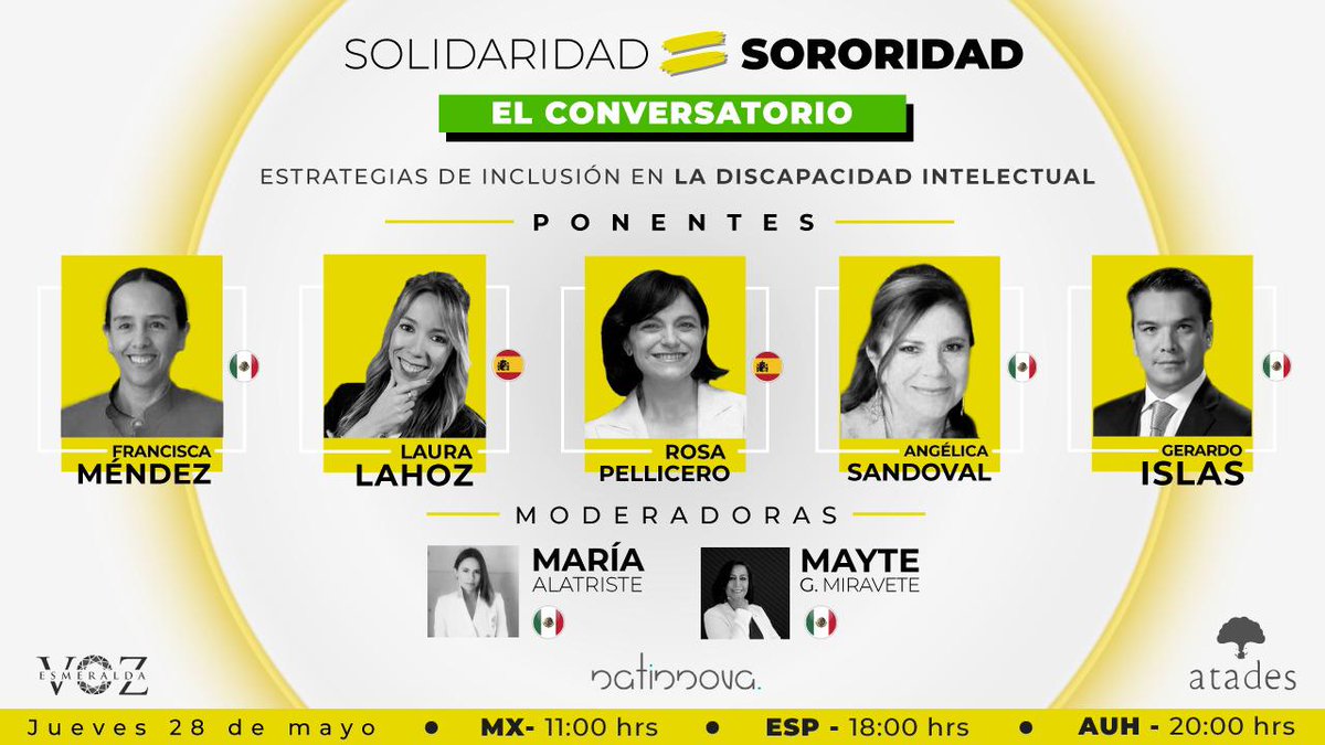 gerislas's tweet photo. Sigue en directo "El Conversatorio". Programa con conexiones en directo desde #España y #México, estamos hablando de estrategias de inclusión en la #discapacidad intelectual. Participa con 👉 #elconversatorio  https://t.co/iejvP6B0ye #streaming https://t.co/qzqKX8r8e7