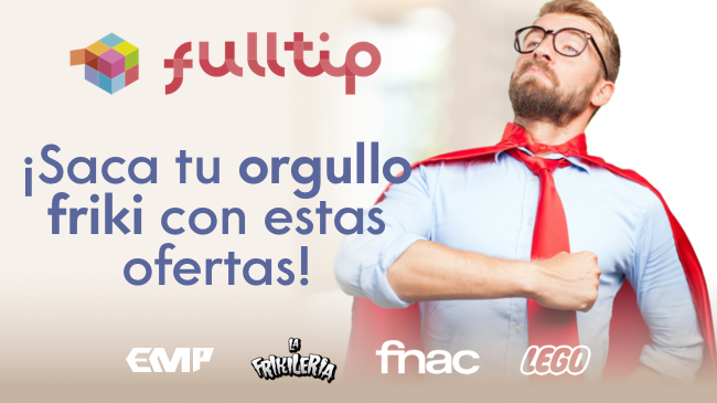 fulltip's tweet image. Saca tu orgullo #friki con estas ofertas!

Sigues esperando tu carta de #Howarts? Que George R.R. Martin termine Juego de Tronos?
Has visto todas las películas de #Marvel?
Te fascina el #cosplay?
Entra en Fulltip y aprovéchate de las ofertas en estas marcas + #cashback!