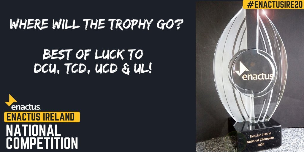 AmyDorney's tweet photo. Amazing quality of presentations in the final round of @enactusIreland virtual competition this afternoon! Congratulations to all teams for adapting so well in such tough circumstances. Super proud of @EnactusUCC and @Enactus_CIT for all their hard work this year! #EnactusIRE20 https://t.co/gaj6QY8AM8