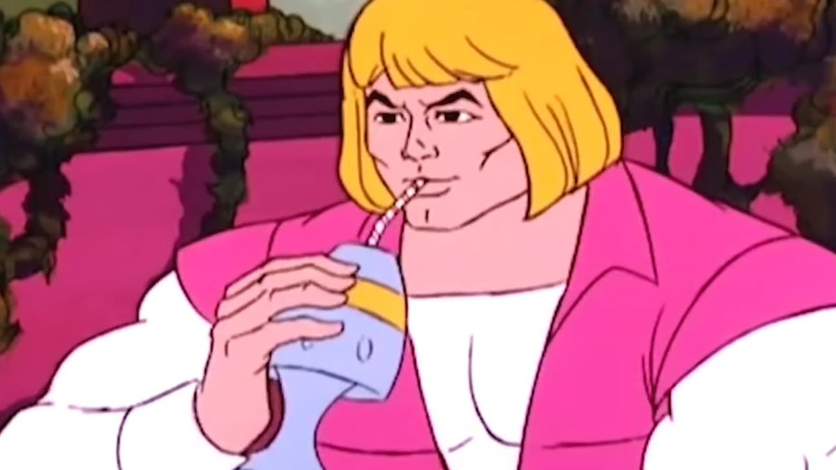 Simple they bring up an idea from the old and show them how they effect him, in the old show Adam was portrayed with traditional secret identity stuff doesn't matter because I know I'm he-man and I'm confident in myself! The new show added layer to this.