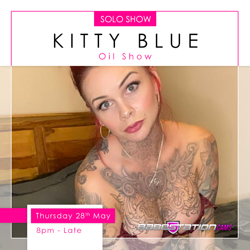 Later this evening Kitty Blue will be live on cam for an naughty oil show: https://t.co/ESQATRLLkF https://t.co/yjaQC4k9H4