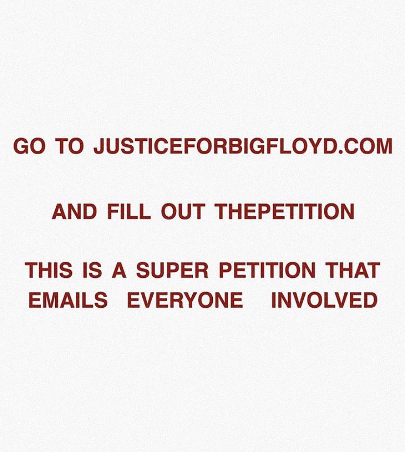!!!! Action is needed - take these steps to demand justice for George Floyd! Credit to domrobxrts on insta:  https://instagram.com/domrobxrt...