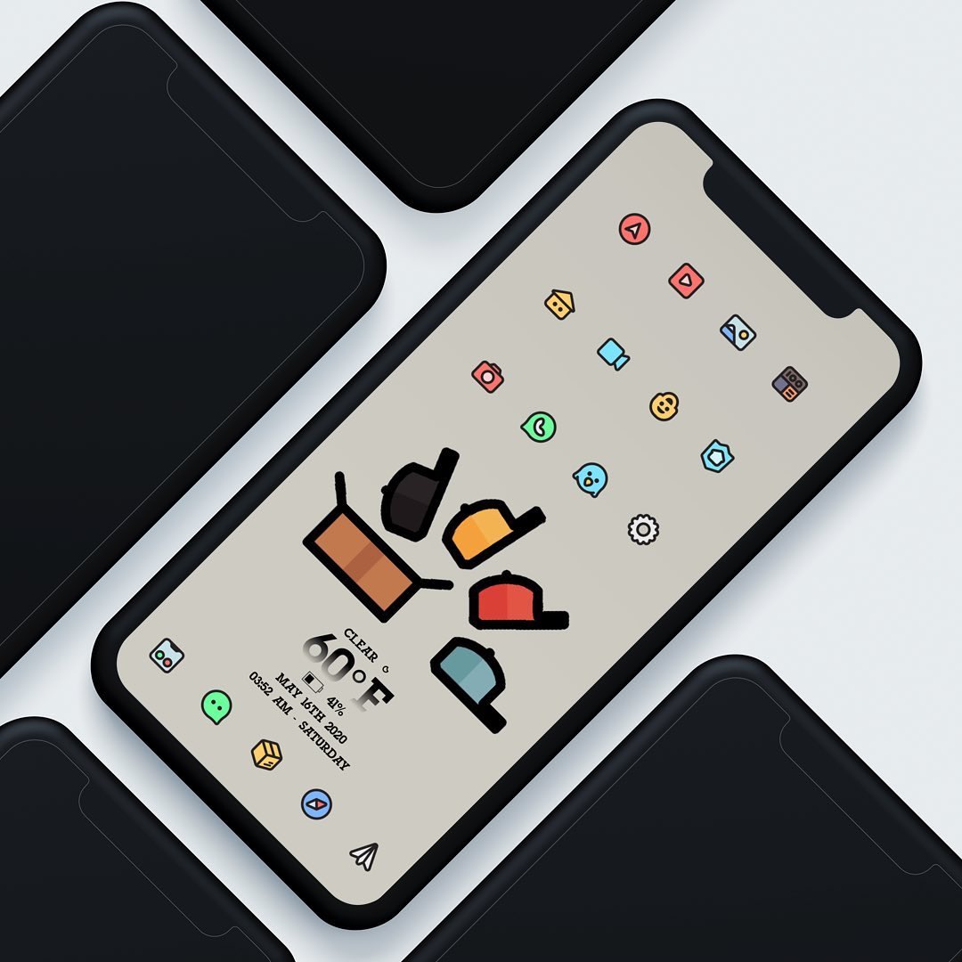 Yando_SB's tweet photo. @iAzizGQ found this on https://t.co/hrffixlGfN. Is this „box-cap-illustration“ part of the widget or just the wallpaper? I love it but can’t find it anywhere. https://t.co/7voqZrk6nn