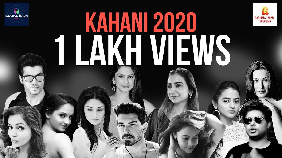 Woohoo! Kahani 2020 reaches 1 lakh views! Thank you for the love! #BhaagCorona #Kahani2020 #KaronaTimesMusic