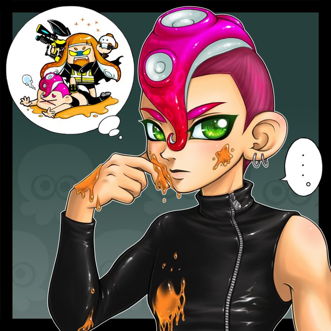 スプラトゥーン5周年なのでイカ絵師繋がろうぜのtwitterイラスト検索結果 古い順