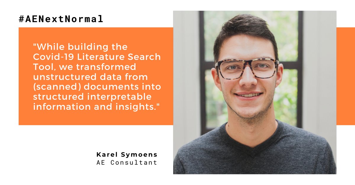 AE_NV's tweet photo. Boost your position in the Next Normal with our powerful Natural Language Processing Engine: https://t.co/yHd4NP6chF

Go take a look at our Covid-19 Literature Search Tool: https://t.co/LzKdpxc5E9

#AENextNormal #NextNormal #Covid19 #MachineLearning #NaturalLanguageProcessing https://t.co/hyxfgZlApB