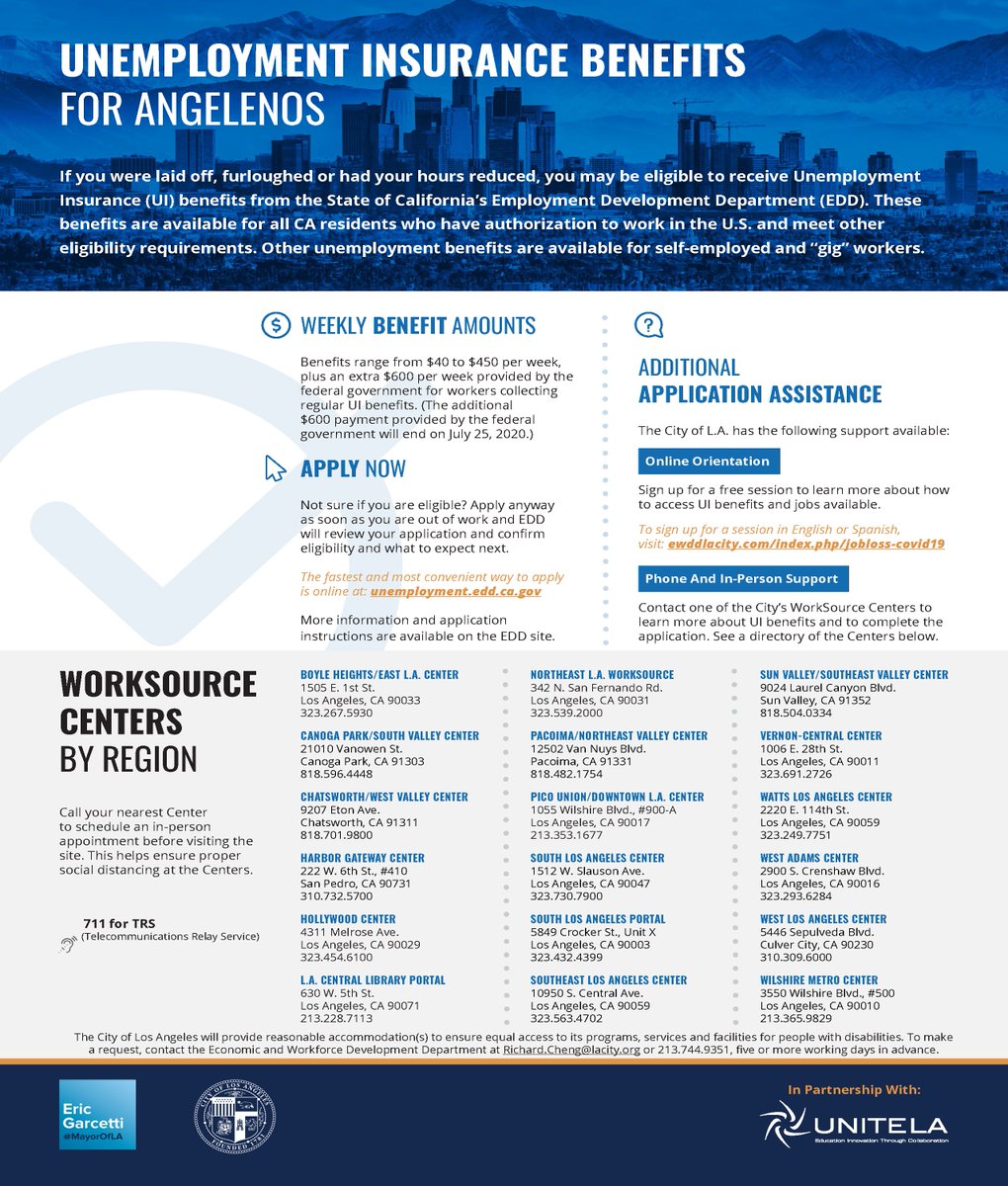 LAUSDAdultEd's tweet photo. City of Los Angeles – Unemployment Insurance Benefits - for Angelenos
#WeAreDACE
#BenefitsforAngelenos
https://t.co/l8aYBruj3x https://t.co/j5OvDIpEW6 https://t.co/XW47WGsCNr