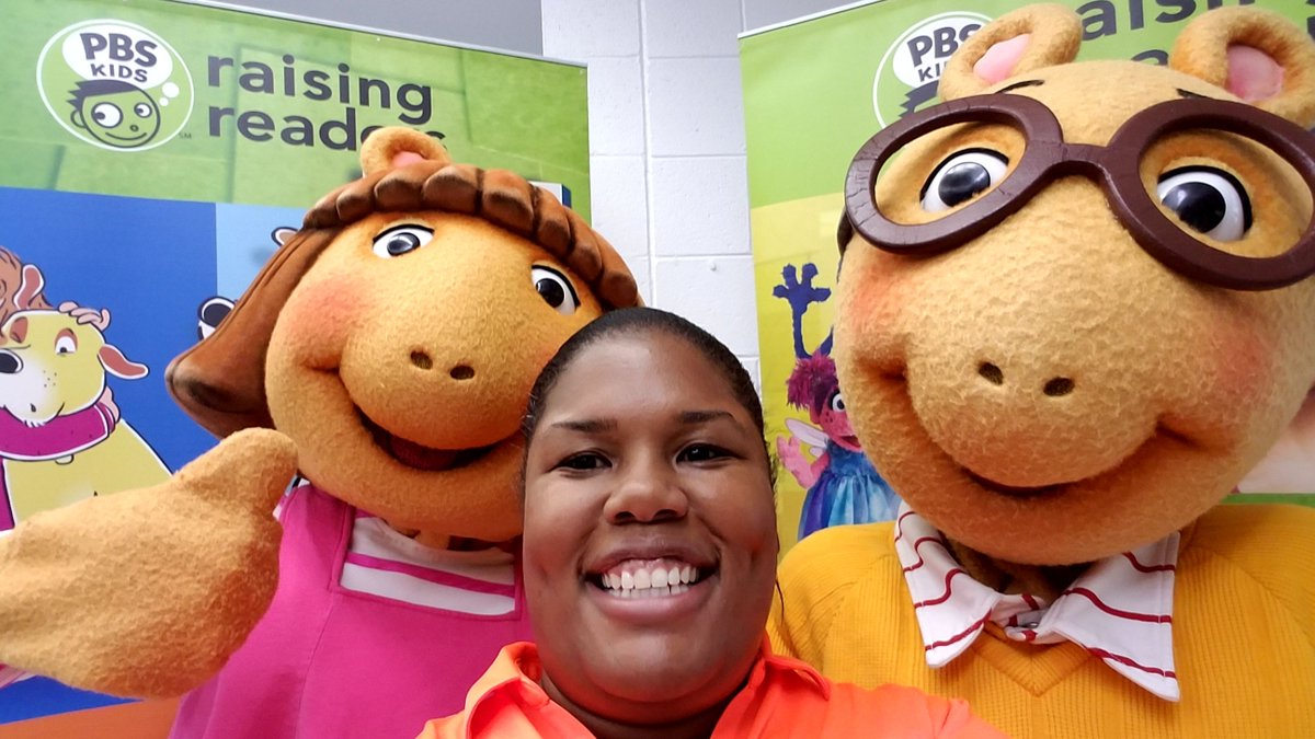 MyPBSNC's tweet photo. Meet Andrea Ausby! She's an educational trainer &amp; project coordinator for #rootlenc. She loves visiting #NC communities to share educational tools for families &amp; educators. Her favorite moments are seeing kids' faces light up when they see their favorite @pbskids characters! https://t.co/0yIx73Cxrl