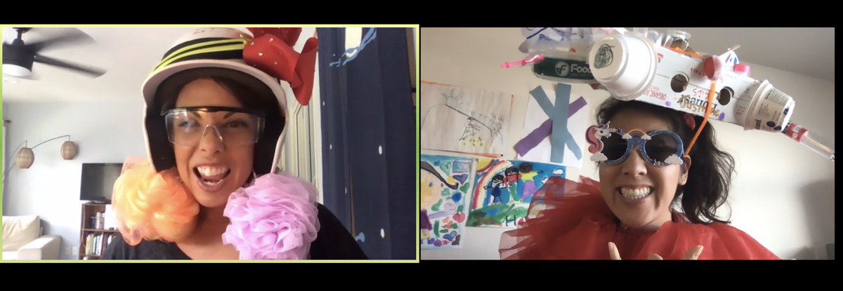 Wacky Wednesday keeps on giving. Solid Shape Generator Hats!! Spicing up #distancelearning #808educate