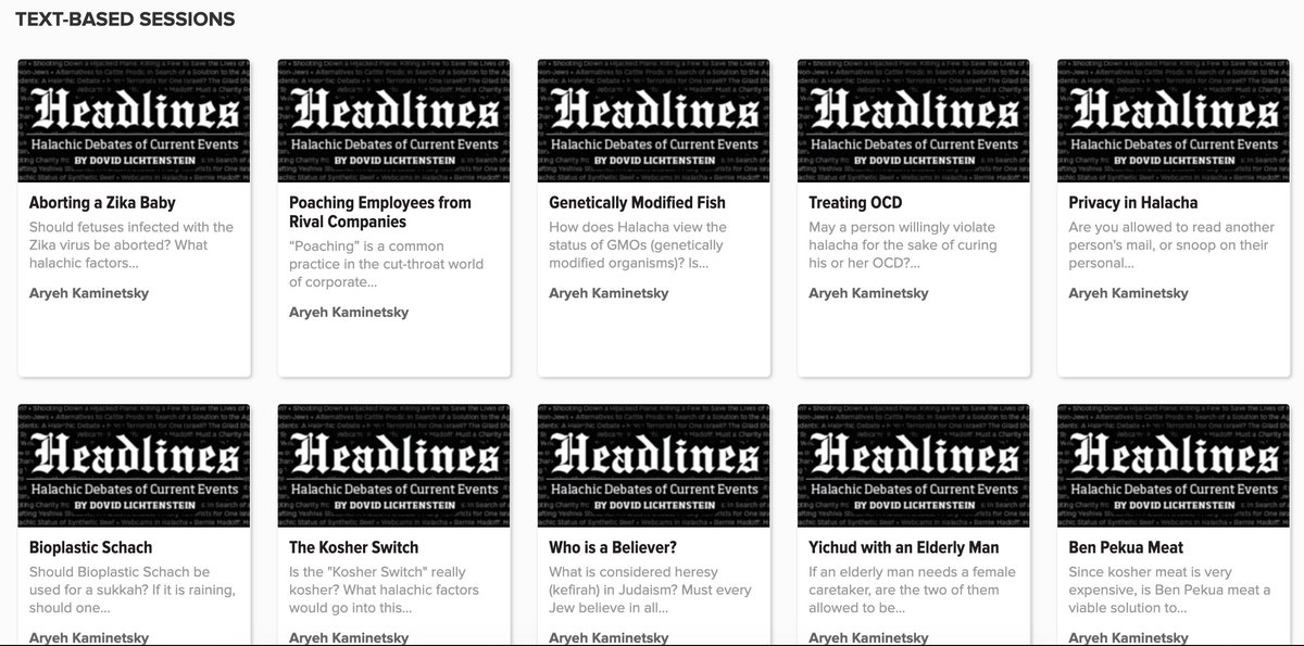 Not a new publication, but "Headlines for Teens" takes R' Dovid Lichtenstein's amazing Headlines books and makes the topics palatable for teenagers to followEach shiur focuses on a famous news story, and approaches it from the perspective of Halacha https://staff.ncsy.org/education/education/collections/Wh0xGlj1Of/collection/