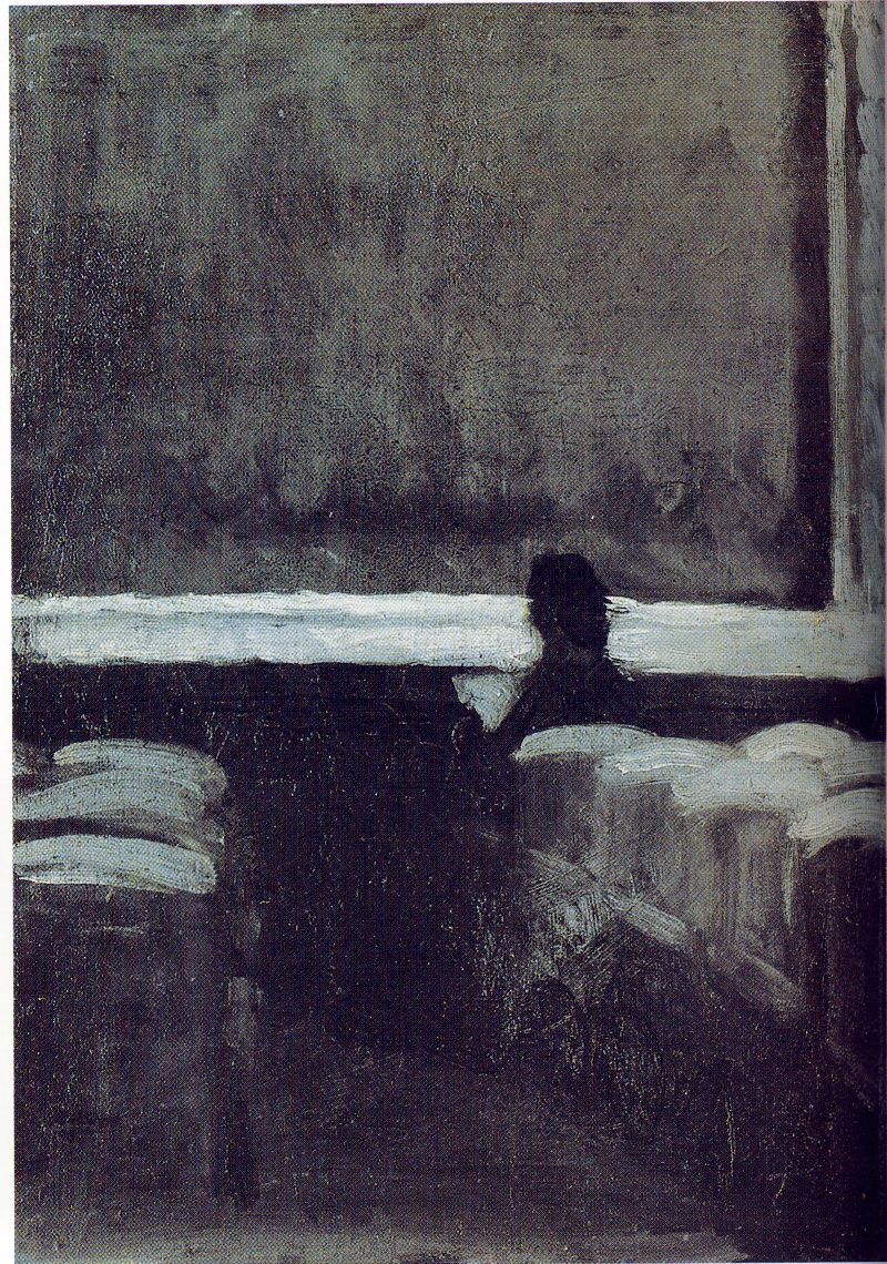 Solitary Figure in a Theatre, 1904, Edward Hopper