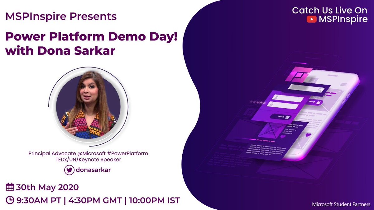 SalmanMKC's tweet photo. 🥳Power Platform DEMO DAY with @donasarkar!

✨Many #MSFTStudentPartners showing off cool features such as Artificial intelligence, Augmented Reality, Power Automate, Firebase, and connecting Azure App Services with Power Apps! #PowerAddicts

📽 SIGN UP at https://t.co/ceNu3DJoNd https://t.co/5pf2PdXkGR