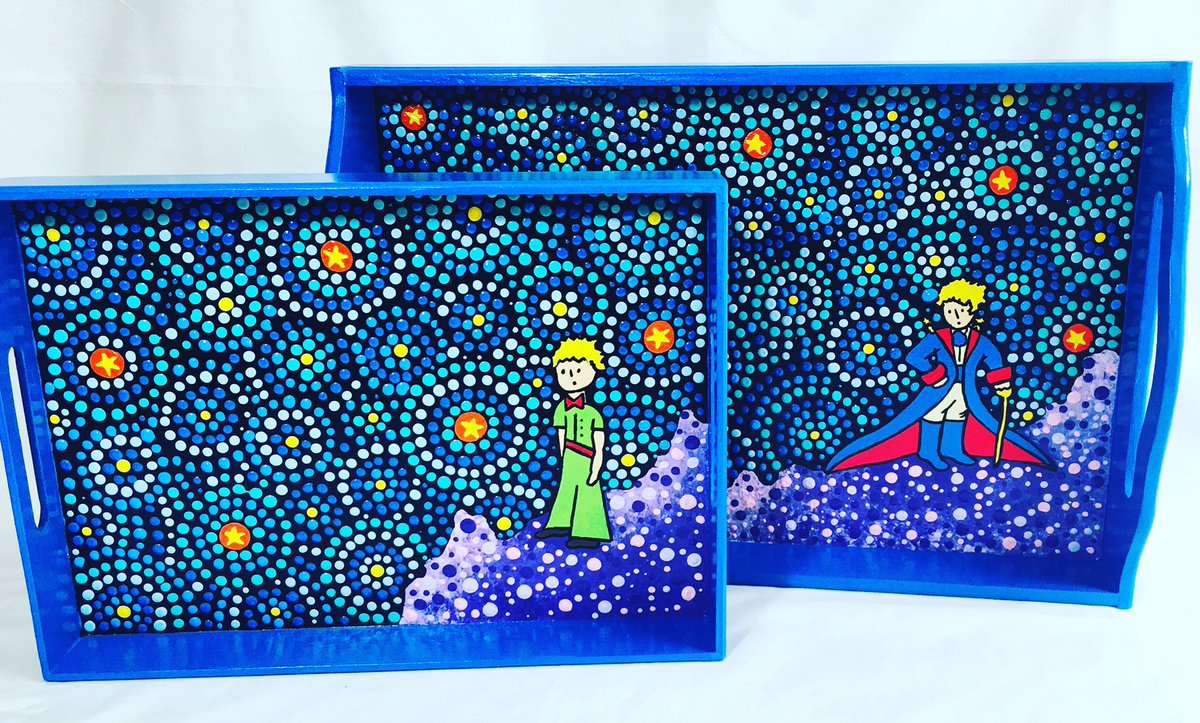 cocolichando's tweet photo. Ya ingresamos en stock en nuestra tienda online!
Yo aviseeee!!! Vuelan!
.
.
#bandejas #bandejaspintadas #principito #littleprince #hechasamano #pintadoamano #tiendaonline #artesania #puntillismo #artesaniargentina #cocolichando https://t.co/hkssr3glwK