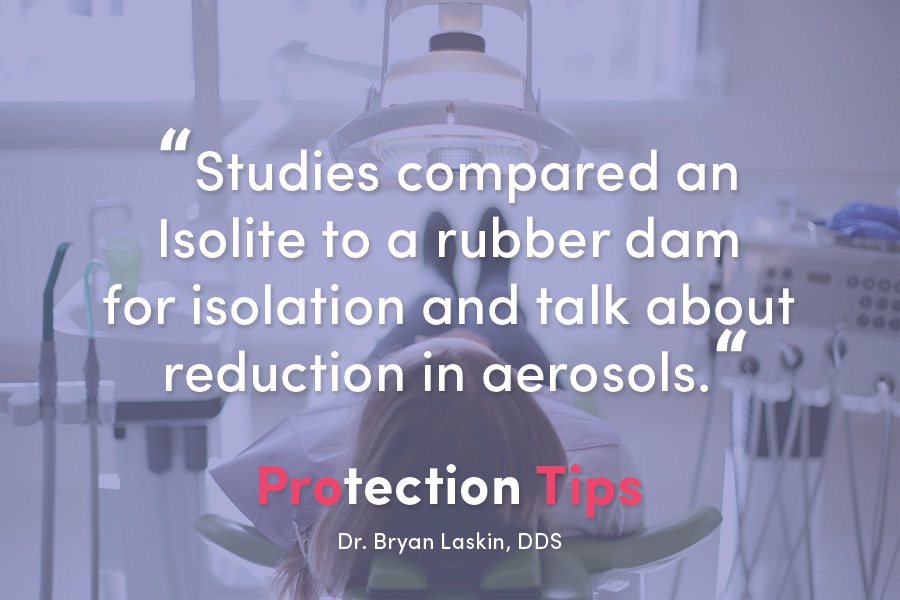 zyrisDental's tweet photo. #ProTip: Research products that aid in the reduction of #aerosols prior to purchase. The Isolite® shows statistical significance in reducing #aerosols when compared to rubber dam. https://t.co/Pwq2wZUeBM #ProtectionTips #dentaleducation #dentalhealth https://t.co/io1KqkB9id