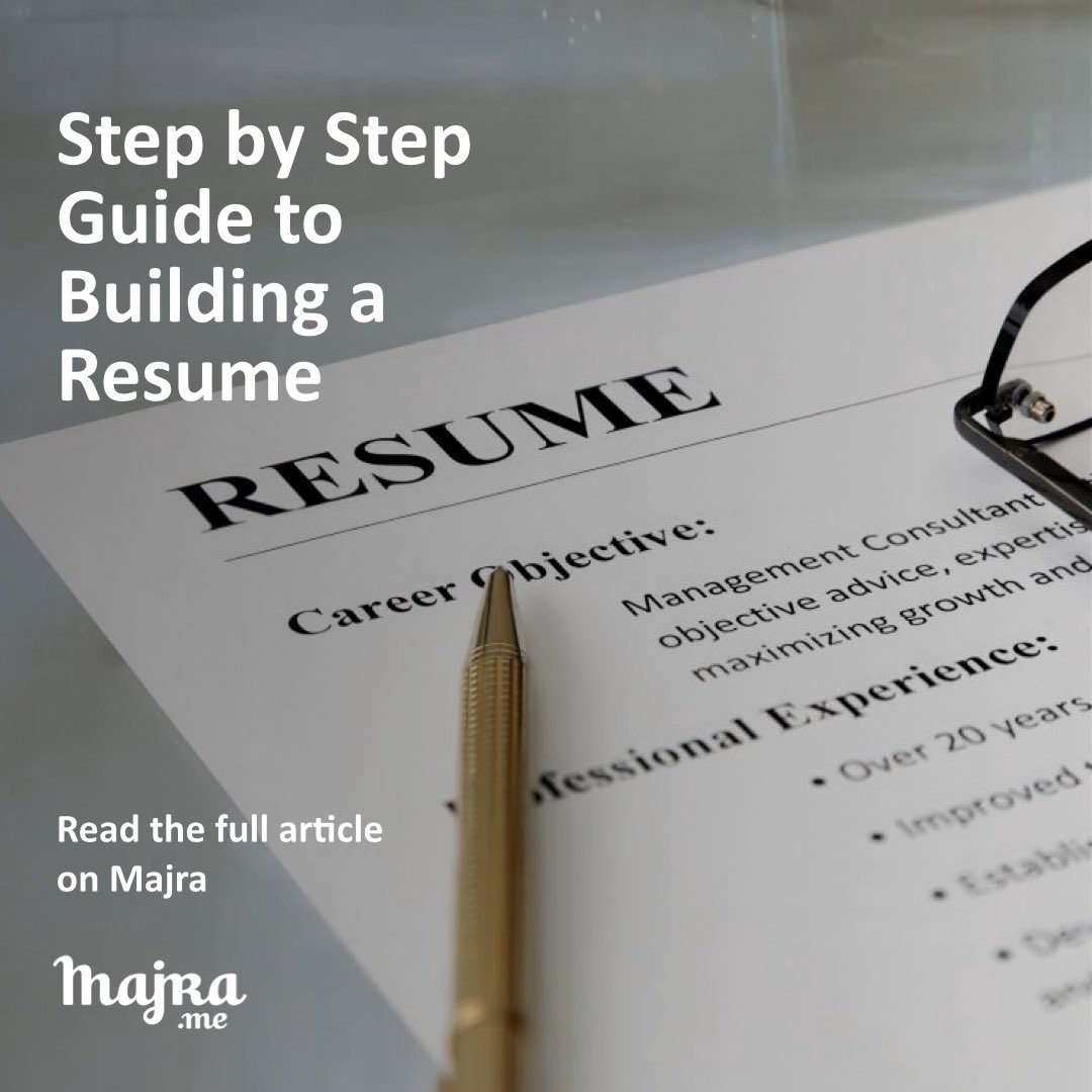 Whether you are currently building your resume or looking to update it, we’ve prepared a step by step guide to help you through it. Read the full guide here majra.me/blog-post?post…