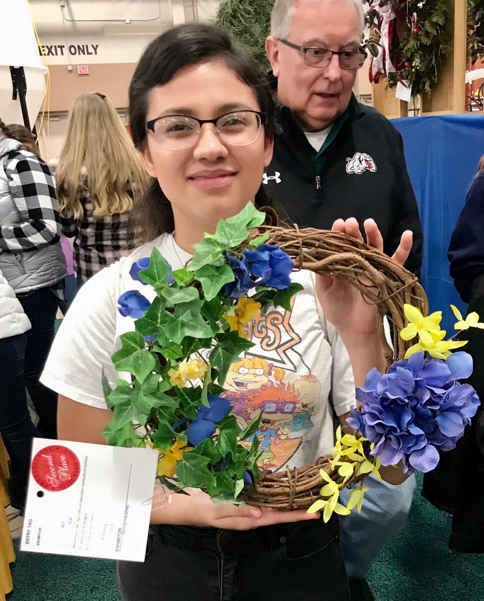 FfaGifford's tweet photo. Aireyana Sanchez is Gifford Pinchot’s member of the day today! Aireyana is being highlighted for her active participation in the chapter. Just like Pennsylvania’s agriculture, her interests are diverse, from animal science to floral design! https://t.co/7IBBLuBNOX