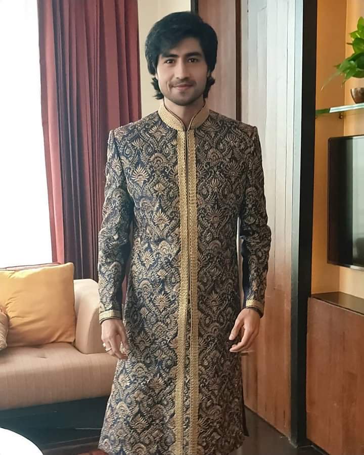Another shoot with Sherwani and  #HarshadChopda was dream groom of every fangirl  #1YearOfHarshadChopdaInThailand