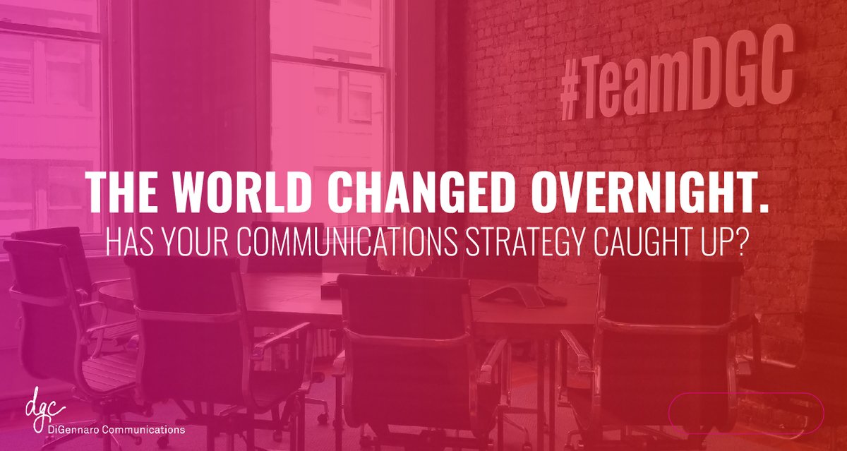 #COVID19 has forced us all to rethink how we communicate. We’ve tailored our offerings to increase the effectiveness of your marketing efforts in the current environment. Learn more at digennarocovidresponse.com