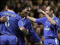 Chelsea 2 Middlesbrough 0 4th January 2005