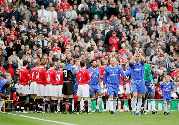 Manchester United 1 Chelsea 3 10th May 2005