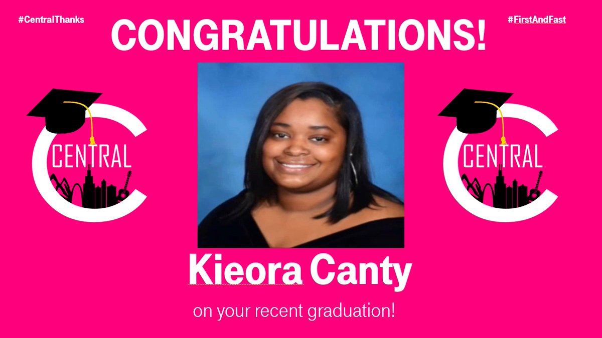 I want to take a moment and congratulate Kieora (my daughters Godsister) on graduating from High School.  You worked hard for that diploma and we celebrate YOU!!!#CentralThanks #FirstAndFast