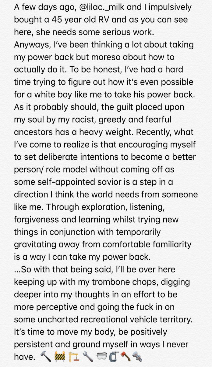 nahko_and_mftp's tweet photo. TAKE YOUR POWER BACK - a message from our trombonist, TJ Schaper ⁣⁣
⁣⁣#TakeYourPowerBack #TYPB https://t.co/mHJmAuc83z