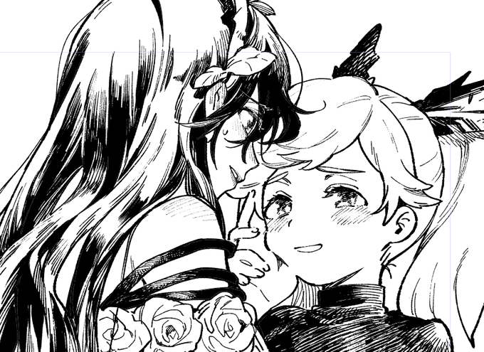 ブラシいじってたら楽しくなっちゃった… 