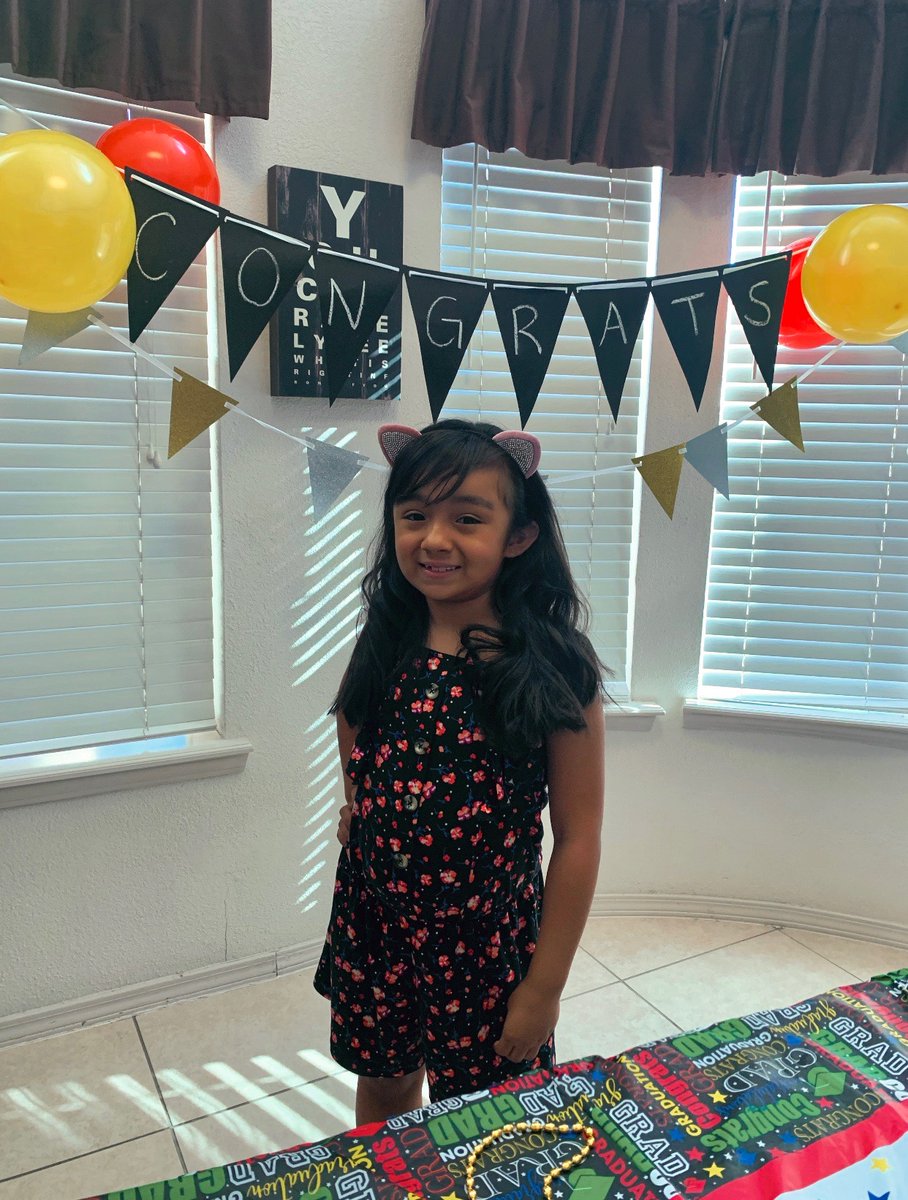 Congratulations to Mya from_ PDN. She is going to 2nd grade and received attendance awards and a Silver certificate for A-B Honor roll all year. #PROUDGRANDMA