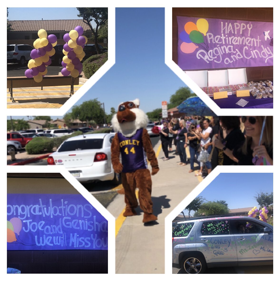 GenishaW's tweet image. Staff Celebrations, Retirements, send offs and congratulations to our Conley 6th graders!!! We will miss you all!!! Much success to you in Junior High!!!