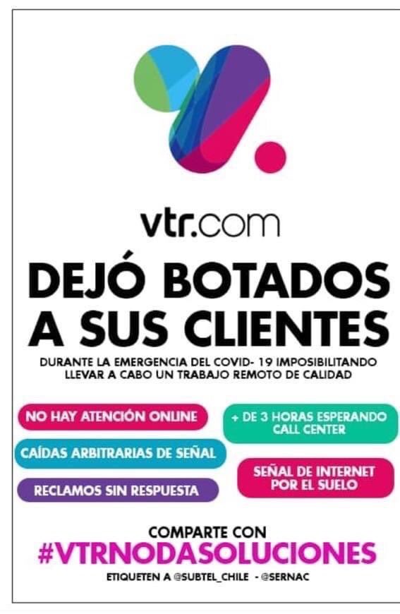 duarcont52's tweet photo. ⁦@VTRChile⁩ ⁦@SERNAC⁩ ⁦@biobio⁩ ⁦@Mega⁩ ⁦@subtel_chile⁩ ⁦@TVN⁩ ⁦@canal13⁩, imposible poder trabajar, estudiar, ver películas, que irresponsables #CoronavirusEnChile https://t.co/DoTnVpufrv