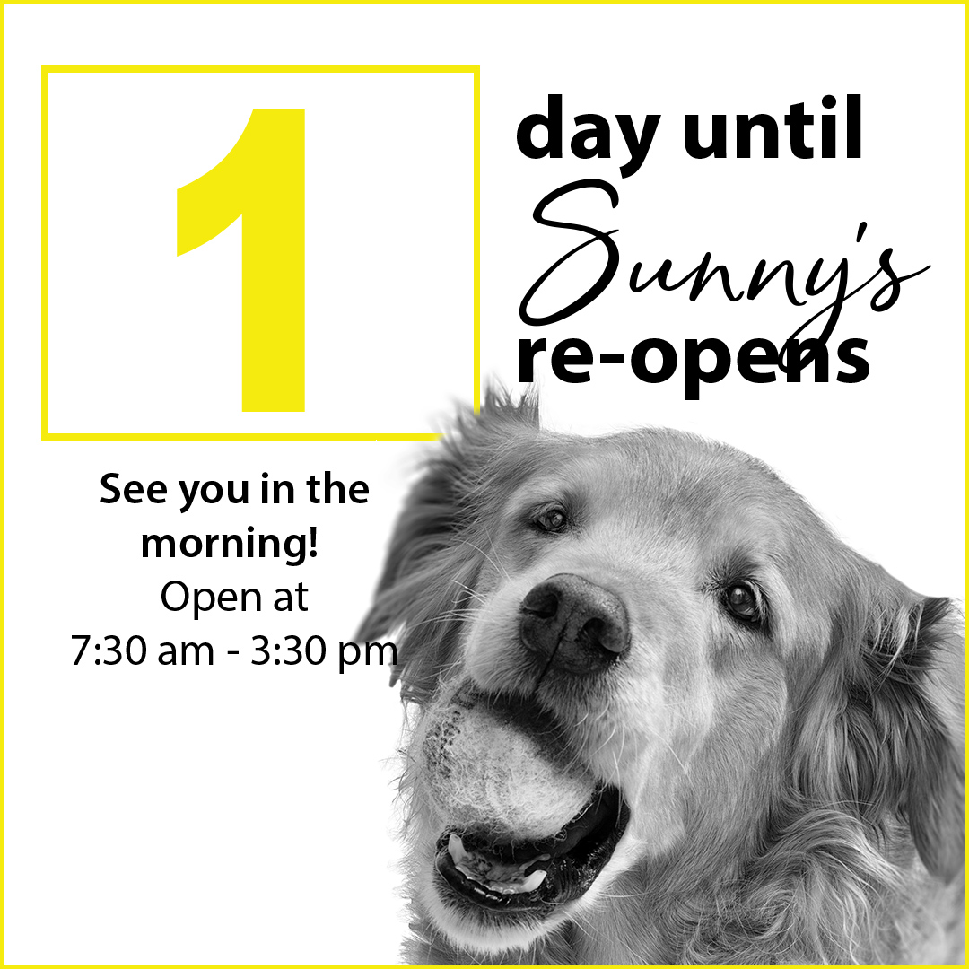 Tomorrow morning you can start your day with your favourite dish from Sunny’s!  We will be opening at 7:30 am - &amp; can’t wait to see everyone!
We have made a few changes for the safety of our guests &amp; employees, &amp; appreciate your kindness &amp; cooperation.
#openingsoon   #kelowna