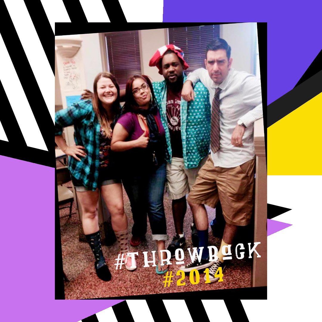 ThePghProject's tweet photo. This week we travel back to Wacky Wednesday during summer day camp in 2014! Shout out to the wonderfully dressed folks in the pic! John Lozecki, Jessica Erin Praytor,Kayla Williams,& Rick Mason! #TPP #TBT #TPPThrowbackThursday
#ThrowbackThursday #ThePittsburghProject https://t.co/HmXTmlBygJ