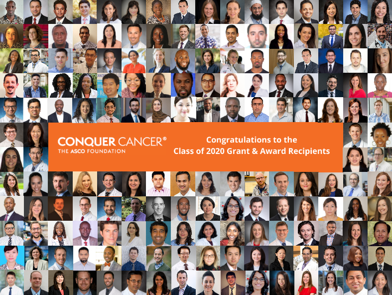 ConquerCancerFd's tweet photo. Congratulations to the #ASCO20 #ConquerCancer Grant &amp; Award Recipients https://t.co/ed38EH78EI #CancerResearch #WeCan https://t.co/092Kkpzrxf