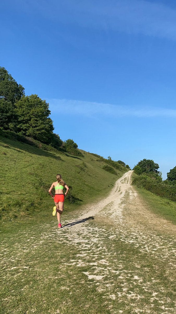 More than lucky to have an amazing neighbour who loves to train and is missing sport just as much as me 😩was so lovely to finally have someone to train with (2m!) <a href="/Loustar7/">Louise ferriman</a> is an absolute legend!! But defo wasn’t saying that after those hills, couldn’t say much really!!! 🤣🤣🤣