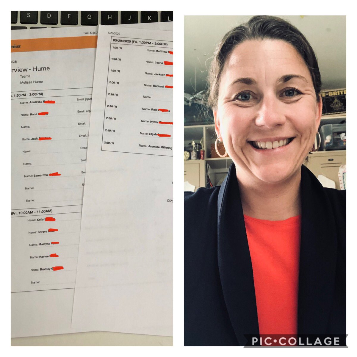 Virtual, mock job interviews underway!  Time slots filling up fast. Learning real-world skills!  My students will be ready!  #ruaclipper #engageycsd