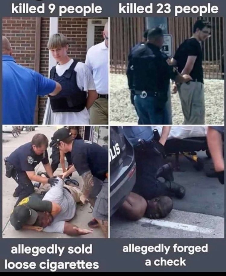 goddess_darling's tweet image. I honestly wonder why jury’s are so quick to ignore a police brutality case but will bring a white mans school shoooting case to Supreme Court. So they believe these individuals have more of a right to a fair trial then innocents black men bein killed in cold blood?#GeorgeFloyd