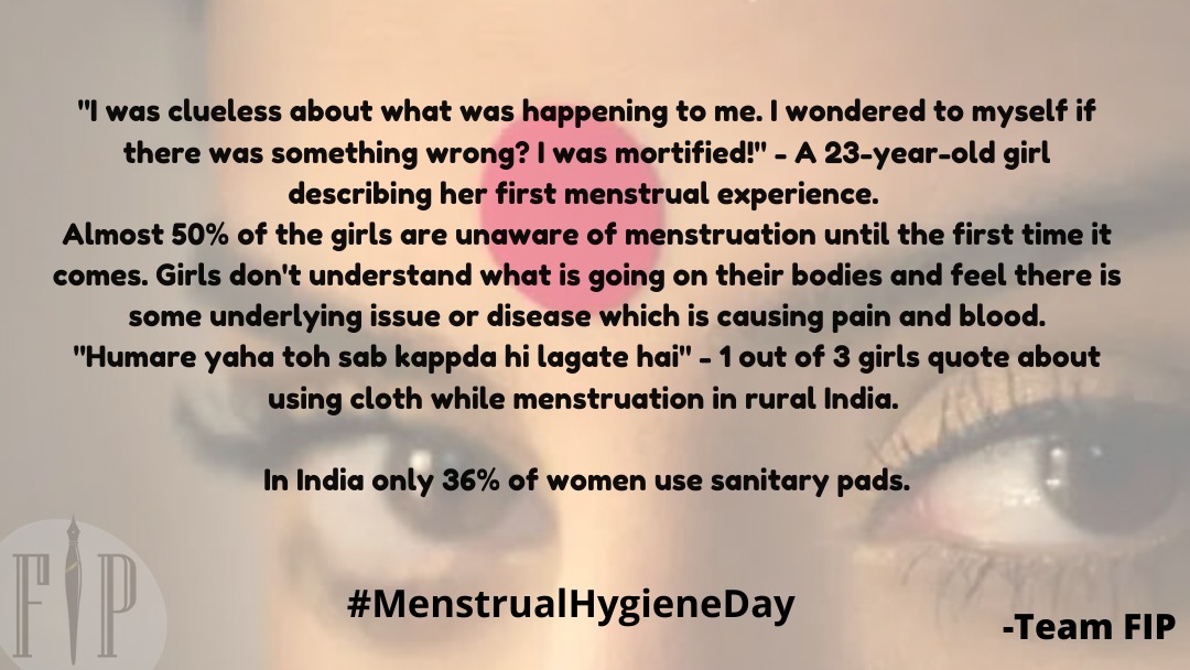#MenstrualHygieneDay2020 #FIP #fipofficial #StayHome