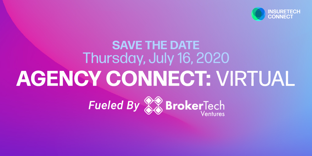 Exciting news to announce! <a href="/BrokerTechVen/">BrokerTech Ventures</a> to fuel <a href="/insuretechnow/">InsureTechConnect</a> Agency Connect on July 16, 2020. Save the date and read more now for what's planned 
bit.ly/2zEyyDS