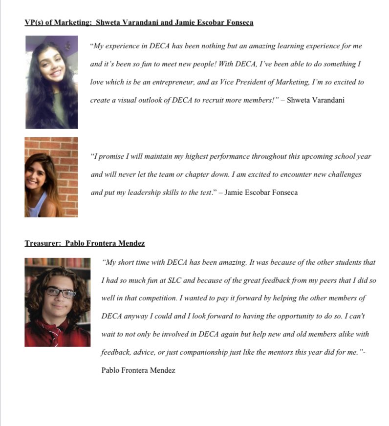 Marshall DECA tweet media