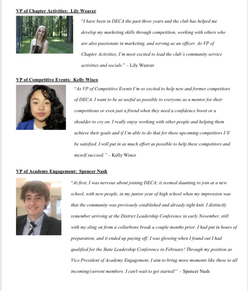 Marshall DECA tweet media